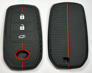 Housse de protection en silicone pour clé de voiture Honda Civic Accord HR-V CR-V CRV 2022 <span class=keywords><strong>2023</strong></span> 4 5 boutons, coque de clé de voiture, porte-clés, accessoires de voiture - Product Image 6