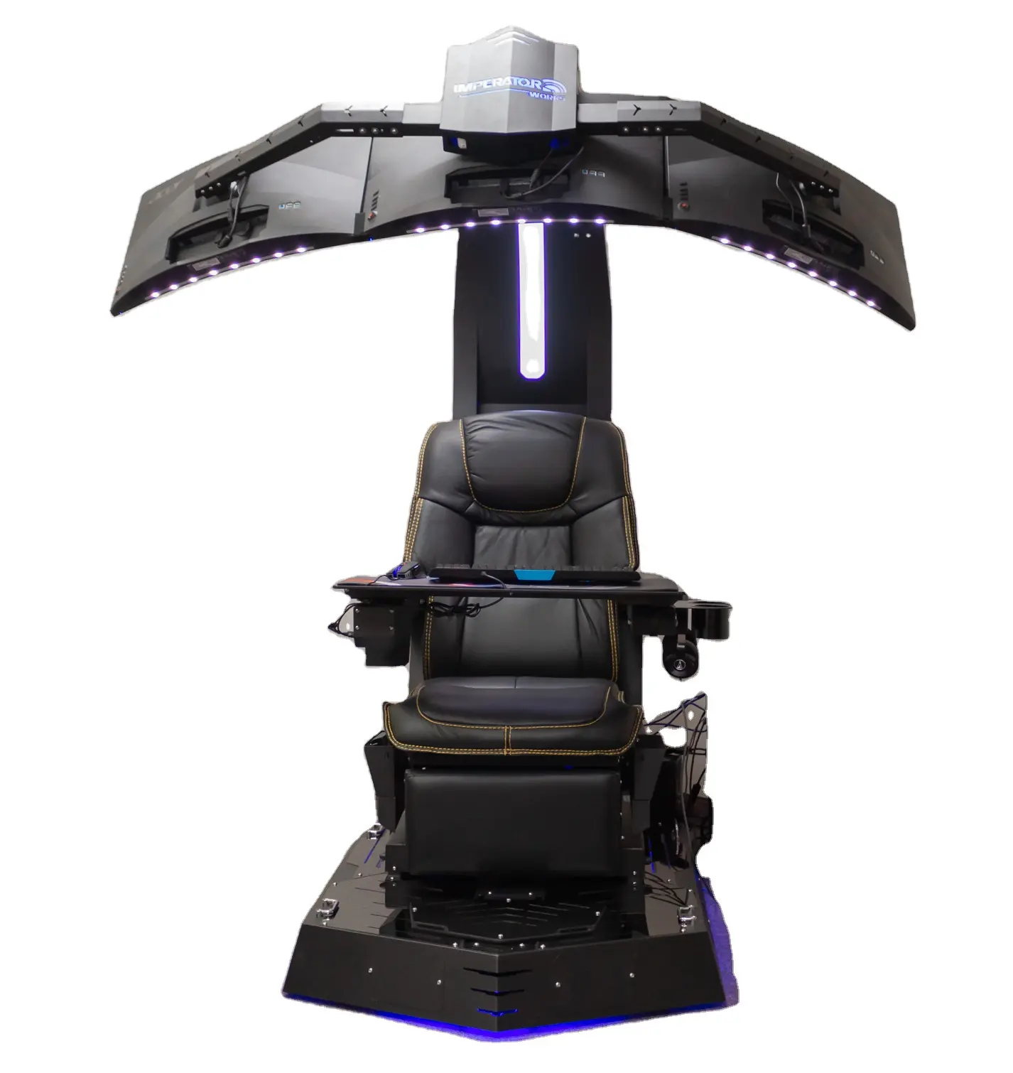 En iyi işten ev lüks sıfır yerçekimi hakiki deri sandalye masaj Predator thronos imperator çalışır IW R1