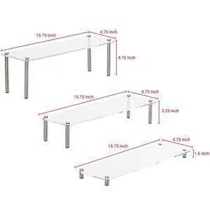 Exhibidor de Acrílico para Pasteles y Aperitivos, Exhibidor de Acrílico de 3 Niveles, Exhibidores de Acrílico Escalonados - Product Image 4