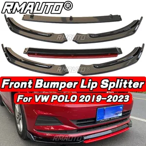 สำหรับรถยนต์ Volkswagen POLO MK5 MK6 MK7 MK8 ปี 2009-2023 POLO MK8 ลิปสปอยเลอร์กันชนหน้า ลิปดิฟฟิวเซอร์ สปอยเลอร์หลัง ลิปกันชนหลัง - Product Image 1