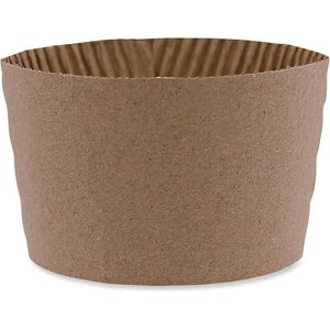 ปลอกกระดาษสำหรับแก้วร้อนขนาด 10 ออนซ์ ถึง 20 ออนซ์ ยี่ห้อ Boardwalk Kraft บรรจุ 1,200 ชิ้น/กล่อง - Product Image 3