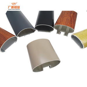 Profili in Alluminio Estruso Anodizzato 6061 6063 per Tubi, Corrimano Ovale, Profilo a U, Ringhiera in Alluminio - Product Image 1