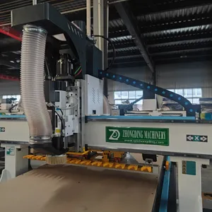 Yuvalama cnc makinesi 1300*2500mm otomatik takım değiştirici CNC router