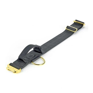 Haustier halsbänder & Leinen Taktisches Hunde halsband Metall Luxus Trade Assurance Solide Nachhaltige Bowknot Nylon Langlebig 2 "mit Gold - Product Image 2