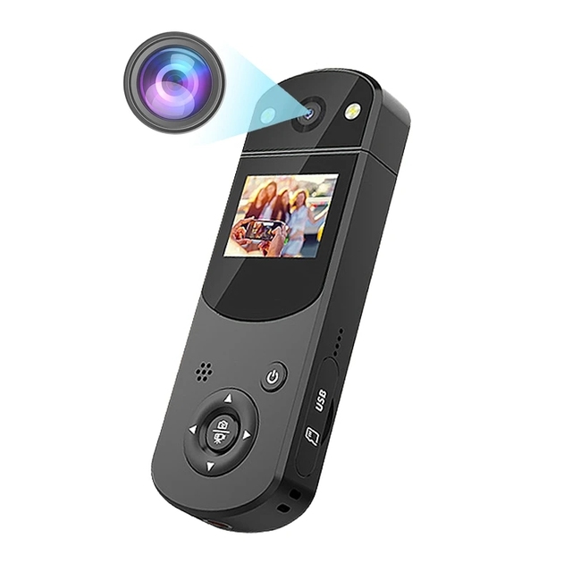 D2 HD Mini Digital Camera 1080P HD Body Rotate Lens LCD Screen Multi-function Sport DV Cameras Voice Video Recorder Micro Cam