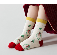 Chaussettes de Noël pour enfants, douces, chaudes, mignonnes, de haute qualité, pour les fêtes