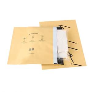 Sac d'expédition en LDPE orange de bonne qualité, nouveau modèle, imperméable, pour vêtements, emballage, courrier express, cadeau - Product Image 1