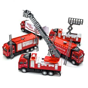 Set de Vehículos de Ingeniería de Aleación para Niños, Excavadora, Camión Mezclador y Camión Volquete con Inercia, Juguetes Duraderos Unisex Escala 1:36 - Product Image 2