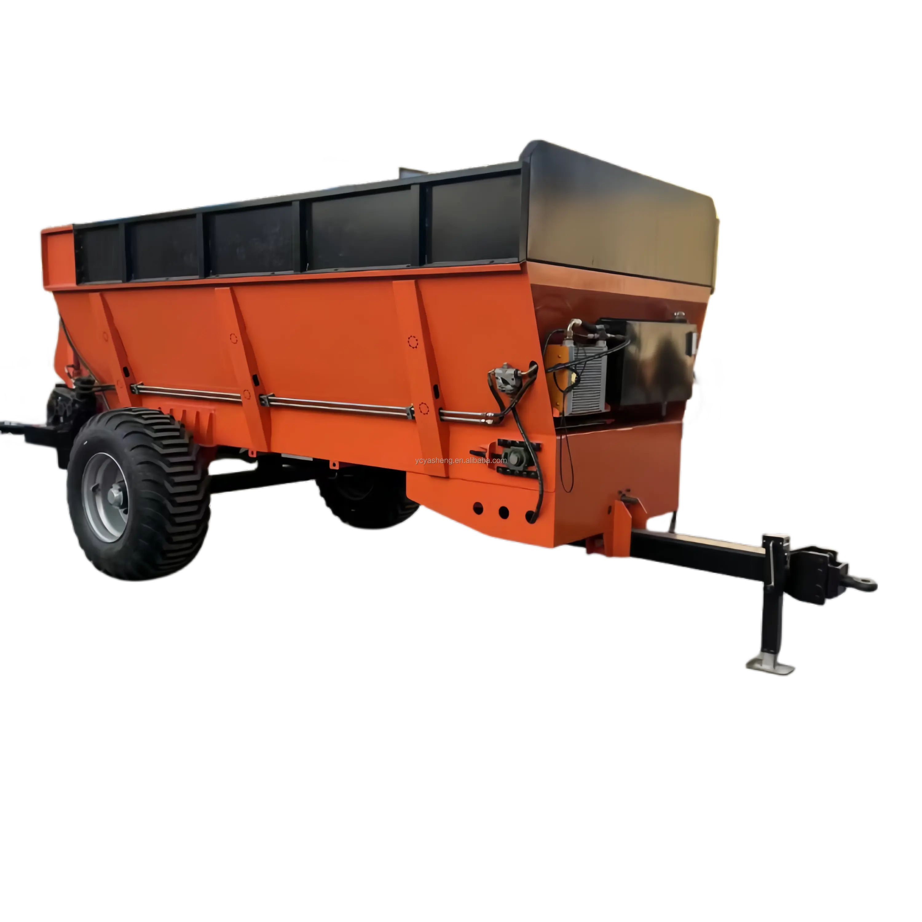 ドライカウダング散布機用トラクター牽引肥料スプレッダー肥料アプリケーター