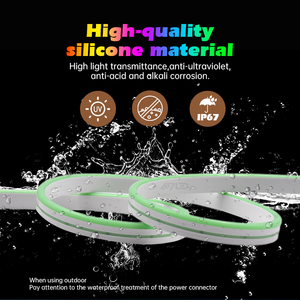 Ultrafino 6x12mm Material de silicona DIY Neon LED Flex Light Strip 12V Mono Color Neon Strip Lights Brillante y visible - Product Image 5