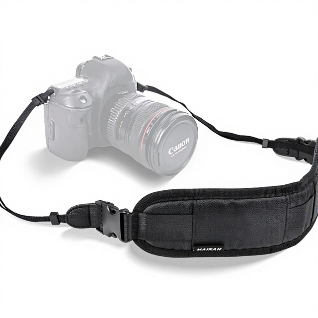 MAIRAN Professional Soft Padded Camera Neck Strap Shoulder Belt Adjustable for EOS R/M for D/DSLR for A6xxx Fujifilm X