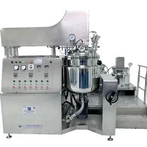 100L Hydraulic Lift Vacuum Homogenizing Emulsifier Emulsion Cream Cosmetic Mmixing Machine