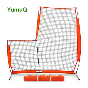 YumuQ 7 'x 7 'ayarlanabilir yükseklik hedef beyzbol/softbol yunuslama uygulama Rebounder gol futbol Net