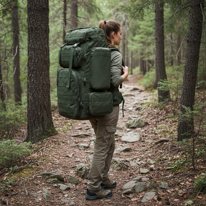 Mochila Deportiva para Senderismo al Aire Libre, Gran Capacidad, Impermeable, para Montañismo, Caza, Mochila Táctica Molle - Product Image 1