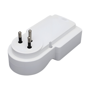 Para TOMZN <span class=keywords><strong>SKW</strong></span> 3 pines PE temporizador de medición WIFI TUYA toma de corriente Compatible voltaje protección de corriente ajustable 16A para el hogar - Product Image 4