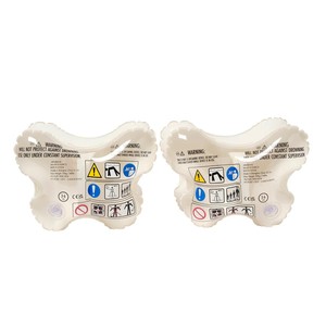 Braccialetti Gonfiabili per Bambini con Glitter, Galleggianti per Braccia, Ali d'Acqua, Ausilio per l'Allenamento al Nuoto in Piscina, per Ragazzi e Ragazze, in PVC Non Tossico - Product Image 6