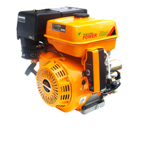 Moteur industriel OHV de 390 cm³ alimentant une machine à souder, sans besoin d'alimentation électrique, pour utilisation sur les chantiers de construction au Ghana.