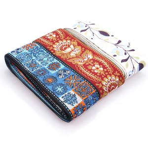 Ethnic Polyester <b>Computer</b> Jacquard Ribbon Hanfu Curtain <b>Accessories</b> Herringbone Tight Embroidery Pants Colorful Ribbon Sleeves - Product Image 1