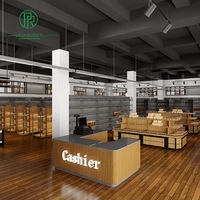 Pioneer Supermarkt Fruit Groente Brood Display Plank 3D Ontwerp Supermarkt Layout Ideeën