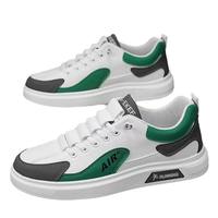 Chaussures de course décontractées pour hommes - Tige en cuir synthétique et mesh, semelle intermédiaire légère en EVA, rehaussantes, toutes saisons