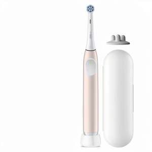 Spazzolino Elettrico <span class=keywords><strong>Oral</strong></span>-<span class=keywords><strong>B</strong></span> IO 2 Rosa <span class=keywords><strong>con</strong></span> 1 Testina <span class=keywords><strong>di</strong></span> Ricambio Ricaricabile per Pulizia Efficace dei Denti <span class=keywords><strong>con</strong></span> <span class=keywords><strong>Sensore</strong></span> <span class=keywords><strong>di</strong></span> <span class=keywords><strong>Pressione</strong></span> per Gengive Delicate - Product Image 1