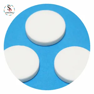 Alumina Ceramic Disc Customized Precise Alumina Or Steatite Ceramic Washer Porous Ceramic Disc Insulation Washer