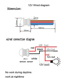 110V 220V 12V Led Pir Infrarood Bewegingssensor Detectie Automatische Sensor Lichtschakelaar - Product Image 5