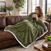 Couverture Chauffante OEM/ODM Taille 50 x 60 cm avec Contrôleur Unique, Électrique en Flanelle/Sherpa, 6 Niveaux de Chauffage, Arrêt Automatique 4H en Cas de Surchauffe