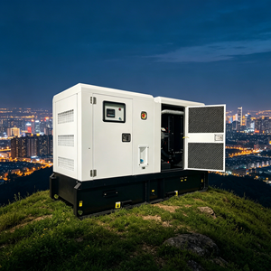 เครื่องกำเนิดไฟฟ้าแบบเงียบ ยี่ห้อ Groupe Power Station รุ่น YLGF-800 ระบบ 3 เฟส ทำงานแบบไร้เสียงรบกวน - Product Image 1