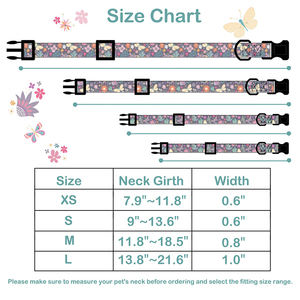 OEM ODM logotipo personalizado patrón de algodón suave ajustable perro <span class=keywords><strong>collar</strong></span> de entrenamiento de diseñador personalizado perro mascota collares - Product Image 5