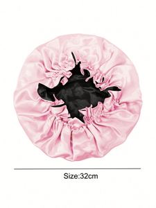 Bonnets et foulards personnalisés avec logo Mommy Me, bonnet en satin pour enfants et femmes, ajustable, pour cheveux bouclés naturels - Product Image 3