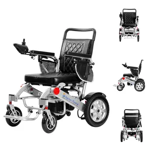 2024 Hot Sale Electric Aluminum Fully Automatic Folding Portable Lightweight Controller With Brush For Disabled