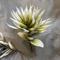 Bouquet de fleurs artificielles LO-988 style nordique en EVA et PE, fausses Protea et Thistle pour showroom moderne et design intérieur minimaliste