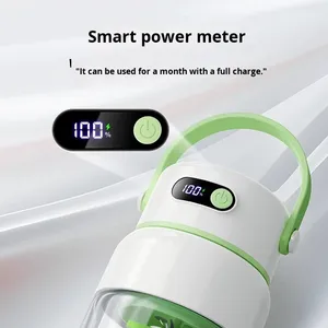 <span class=keywords><strong>Licuadora</strong></span> Portátil Premium <span class=keywords><strong>de</strong></span> Vidrio, Acero Inoxidable, Recargable por USB, Motor Potente para el Hogar, Oficina, Gimnasio, Uso Diario Saludable - Product Image 5