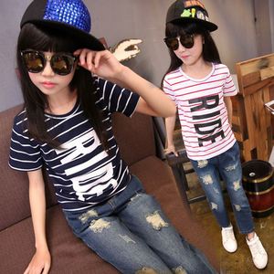 Vêtements pour enfants en gros, tissu 100% coton, nouveaux modèles de t-shirts pour filles - Product Image 1