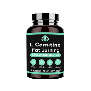 Suplemento de L-carnitina de alta potencia 1000mg para adultos, quemagrasas, control de energía nocturna, extracto herbal, 60 cápsulas - Product Image 1
