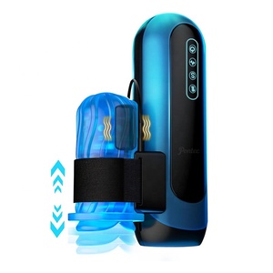 Copa de masturbación masculina automática de succión de empuje con mango Juguetes sexuales para hombres masturbándose - Product Image 2