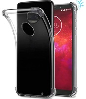 Funda Protectora Trasera Transparente de TPU de Silicona a Prueba de Golpes para Motorola Moto P30 P40 Play G5 G6 G7 G8 Power Plus Play Moto E4 E5