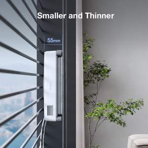 Robot nettoyeur de vitres ECOVACS WINBOT MINI - Design compact, double buse avec pulvérisation ultrasonique, système de protection en 9 étapes - Product Image 4