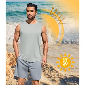 Camiseta Deportiva sin Mangas para Hombre, Secado Rápido, Paquete de 3, Protección Solar para Verano, Camisetas para Correr - Product Image 2
