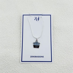 KPOP StrayKids NMIXX IVE (G)I-DLE ZB1 Babymonster металлическое ожерелье с логотипом Регулируемая металлическая цепочка унисекс аксессуары подарок вееру - Product Image 5