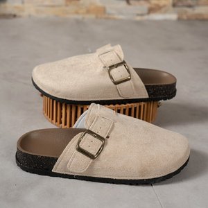 Nuovi Stili di Ciabatte Africane da Donna in Taglie Grandi, Pantofole Invernali Calde in Pelle di Pecora Lavorata a Maglia con Fiocco - Product Image 3