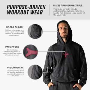 Sudadera con capucha bordada personalizada, 350GSM, algodón, transpirable, cálida, talla real, para hombre y mujer - Product Image 3