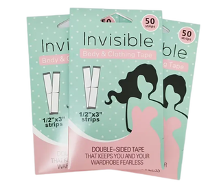50pcs Invisible Anti Slip Stickers for Clothing & Body Double-Sided Skin-Friendly Adhesive Tape