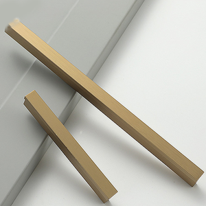 Herrajes para muebles modernos y simples, armarios, mesitas de noche, Armarios con cajones, manijas de aleación de aluminio - Product Image 2