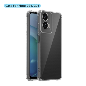 Funda Protectora para Teléfono Motorola Moto G24 E15 G15 G05, Transparente, de TPU, Antiarañazos, Antigolpes, con Protección de Airbag - Product Image 6