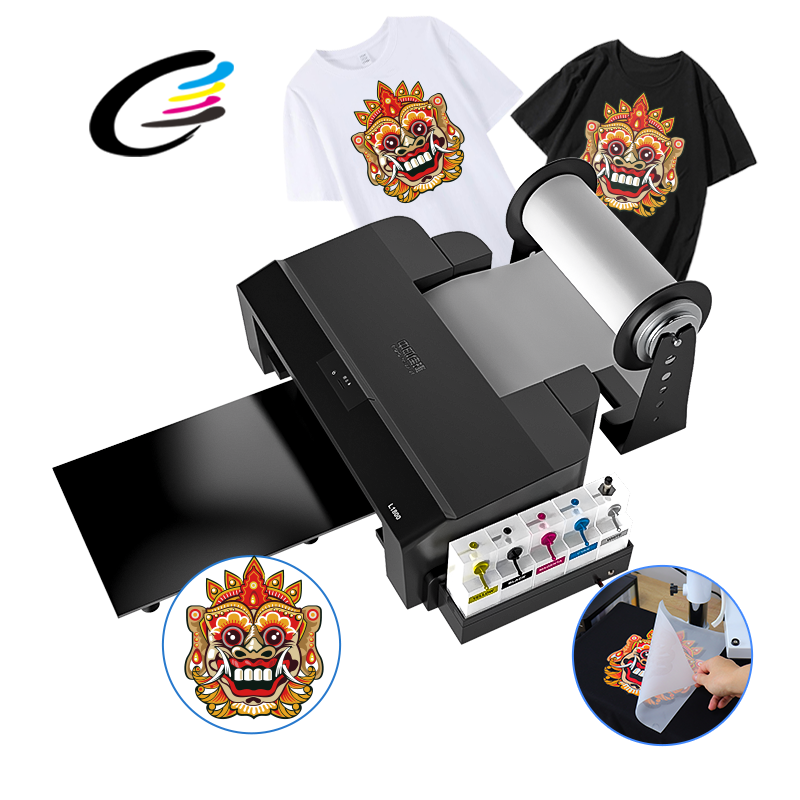 Impresora DTF A3 +, impresora de estampado en caliente offset, impresión de camisetas, tinta blanca PET de cinco colores, impresora de película PET