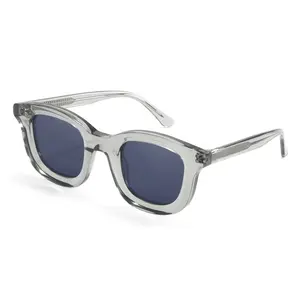 Trendy Vintage Men Round Sun Glasses Retro Hand-Crafted Acetate Frame Polarized Sunglasses Women 2024 Shades UV400 Protection
