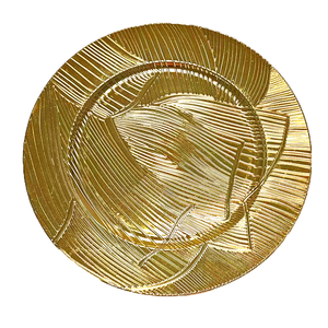 Vente en Gros Assiettes de Présentation en Plastique 13 Pouces Or / Argent / Or Rosé pour Fête de Mariage - Product Image 2