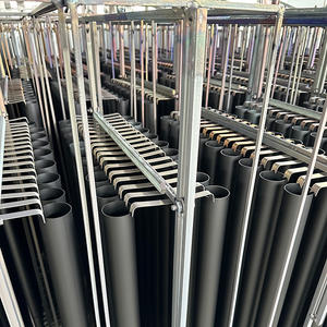 20ft tiang bendera Promosi konstruksi taman luar ruangan aluminium 3 "x 5" Kit atas bola emas 6M spanduk bendera perak - Product Image 4